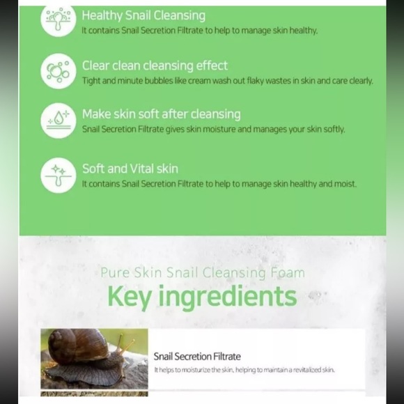 ESFOLIO Snails Cleansing Form 150g - Picture 6 of 7